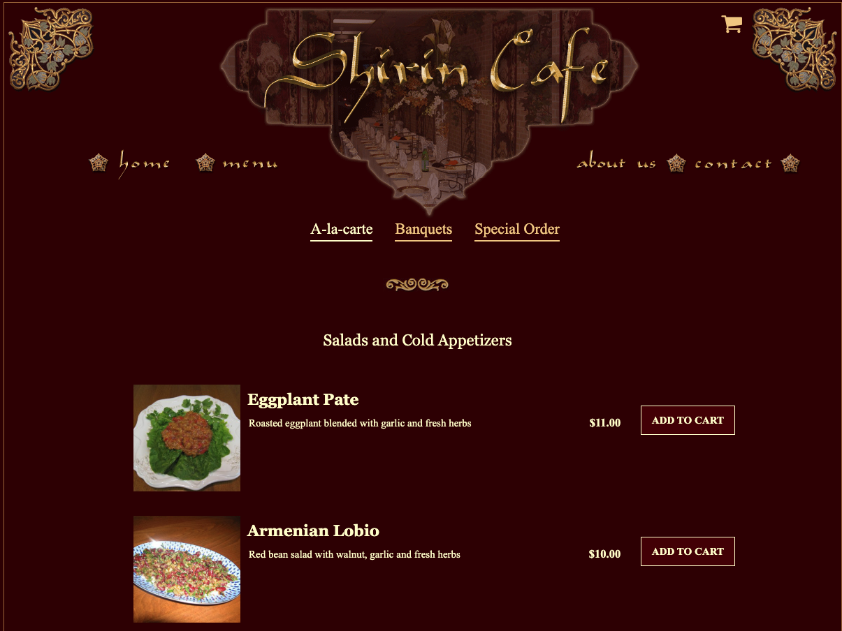 Shirin Cafe — screenshot 2